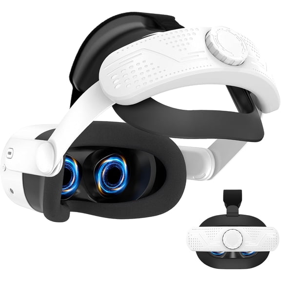 Elite Strap Replacement for Meta Quest 3S - Adjustable VR Headset Strap - Lightweight and Comfortable VR Headset Accessories - Reduce Facial Stress, Head Strap Compatible with Meta Quest 3S