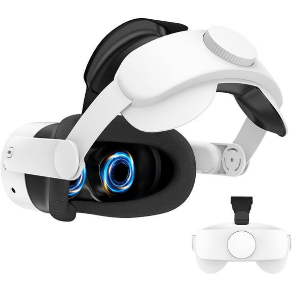Elite Strap Replacement for Meta Quest 3S - Adjustable VR Headset Strap - Lightweight and Comfortable VR Headset Accessories - Reduce Facial Stress, Head Strap Compatible with Meta Quest 3S