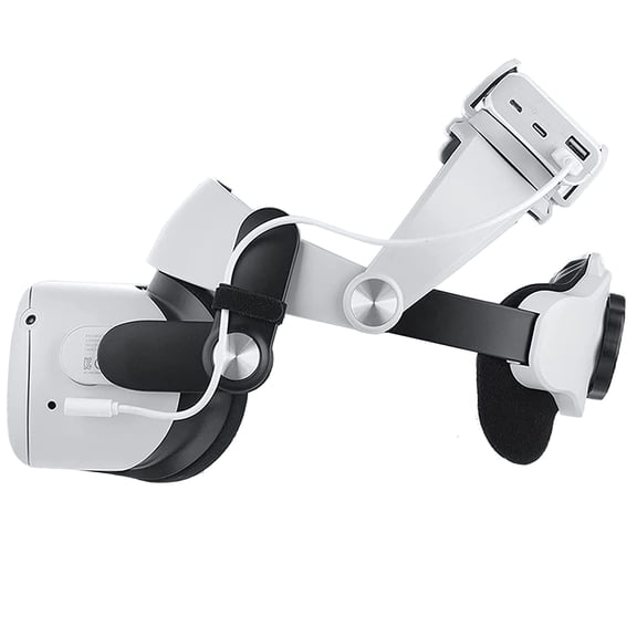 Elite Strap for Quest 2 with Battery Holder Bracket, Head Strap for Oculus Quest 2 Accessories, Enhanced Adjustable Head Strap