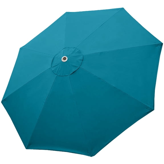 EliteShade Teal Replacement Canopy for Round 9FT Patio Umbrellas with 8 Ribs (Canopy Only)