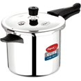 thumbnail image 1 of Elite Tri-Ply Stainless Steel Body Outer Lid Pressure Cooker Induction and Gas Stove Compatible 3 L - Silver, 1 of 4
