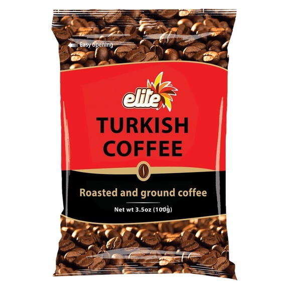 Elite Turkish Coffee 3.5oz Bag 6 Pack