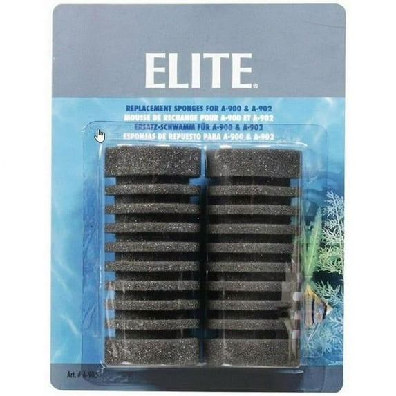 Elite XA0905 Elite Biofoam Double Sponge Filter Replacement Sponge - 2 Count