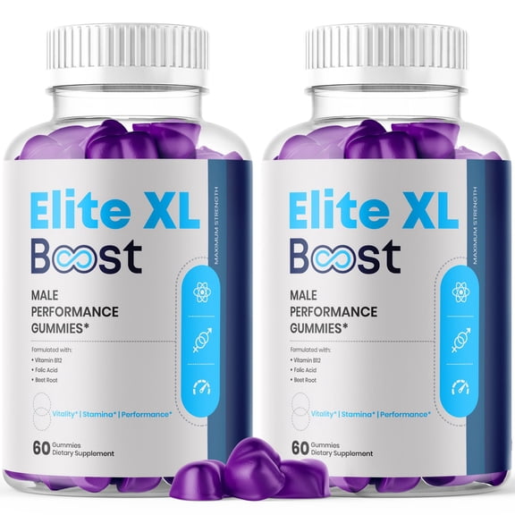 Elite XL Boost Gummies Advanced Formula All Natural Vitamin Supplement EliteXL Boost 120 Gummies