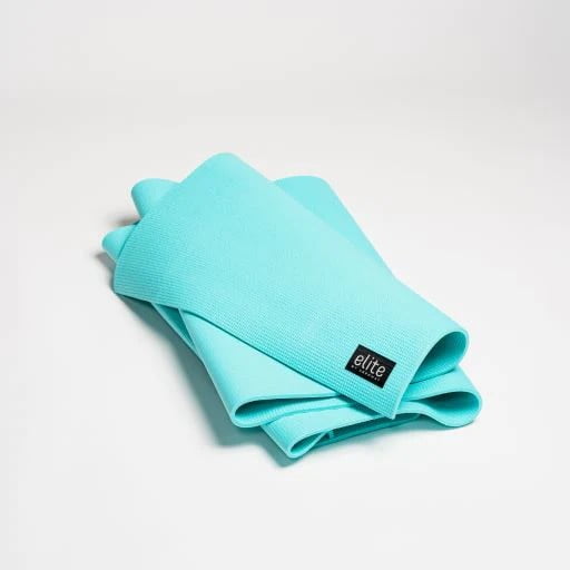 Elite Yoga / Pilates Aeromat w/strap, 1/4"x24"x72" - Sea Glass Green