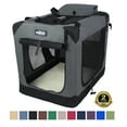 thumbnail image 1 of EliteField 3-Door Folding Soft Dog Crate with Carrying Bag and Fleece Bed (2 Year Warranty), Indoor & Outdoor Pet Home, 1 of 6