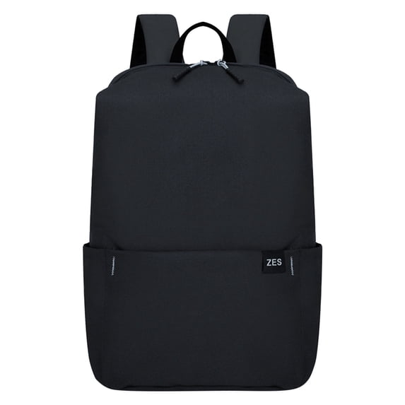 EliteGoogv Backpacks For Women Lightweight Simple Solid Color Womens Backpacks Large Capacity Comfortable Straps Travel Backpacks Daypacks Casual Backpacks Black