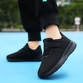 thumbnail image 1 of EliteGoogv Girls Sneakers Mesh Upper Hook Loop Closure Lightweight Athletic Shoes for Kids Round Toe Non Sole Casual Walking Running School Gym Shoes US:2/10-10.5 Years, 1 of 9