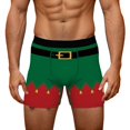 thumbnail image 1 of EliteGoogv Graphic Underwear for Men Funny Graphic Boxers Novelty print Christmas Men Shorts Green L, 1 of 4