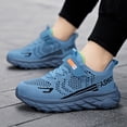 thumbnail image 1 of EliteGoogv Kids Sneakers Mesh On Shoes for Boys Sports Shoes for Indoor Outdoor Training Tennis Running Active Play Boys Athletic Shoes for School Gym Daily Wear Shoes US:11/4-4.5, 1 of 7