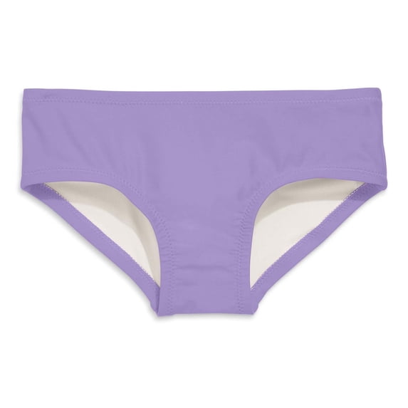 EliteGoogv Kids Solid Color Swim Briefs Quick Dry Stretchy Fabric Elastic Waist Swimwear For Swimming Pool And Beach Activities,Purple1,100