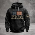 thumbnail image 1 of EliteGoogv Mens Hoodies Patriotic Graphic Lined Hoodies For Men Drawstring Kangaroo Pocket Pullover Sweatshirt Relaxed Fit Warm Winter Outerwear Tops Black 3XL, 1 of 3