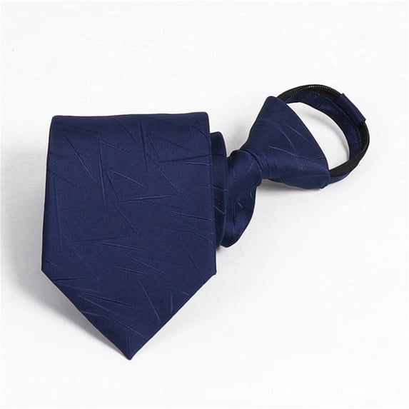 EliteGoogv Mens Pre Tied Business Neckties Assorted Solid And Striped Pattern Elastic Strap Tie For Formal Office Wedding And Daily Wear,AB,One Size