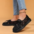 thumbnail image 1 of EliteGoogv Sneakers For Women Lace Up Round Toe Breathable Mesh Womens Sneakers Cushion Platform Thick Sole Walking Shoes Summer Casual Platform Sneakers Black, 1 of 1