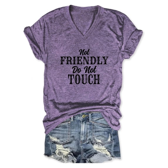 EliteGoogv T Shirts For Women V Neck Floral Print Short Sleeve Women Tees Casual Summer Trendy Cute Women Tops Everyday Fashion Vintage Cute Women Shirts Purple M