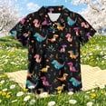thumbnail image 1 of EliteGoogv Toddlers Boys Girls Unisex T-shirt Short Sleeve Collared Tee Tops Graphic Lightweight Classic Fit Blouses Summer Fall Casual Outdoor Playwear Tops,Black,3-4 Years, 1 of 3