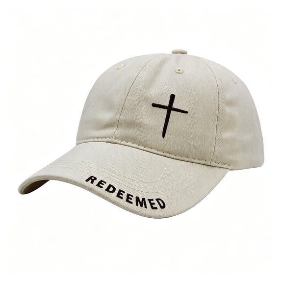 EliteGoogv Unisex Cross Baseball Cap Vintage Washed Adjustable Dad Hat Christian Hat for Men Women