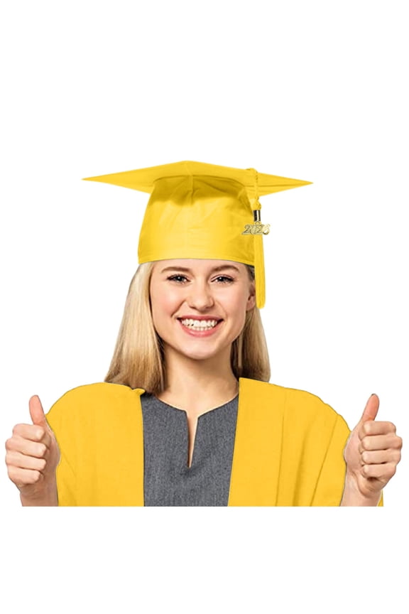 Unisex Graduation Cap 2026 Mortarboard Tassel Decor For Students Adults Durable School Ceremony Academic Hat Headwear