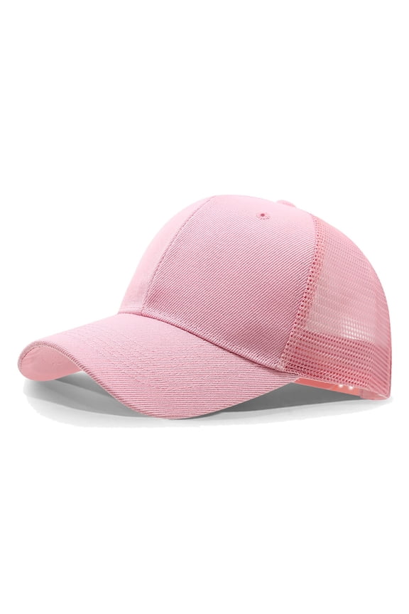 Unisex Mesh Ponytail Baseball Cap Quick Dry High Bun Adjustable For Men Women Outdoor Sports Running Sun Protection Trucker Cap Headwear