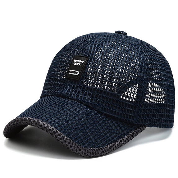 EliteGoogv Unisex Mesh Trucker Baseball Cap Breathable Adjustable For Men Women Summer Outdoor Sports Running Casual Sun Hat Cap Headwear