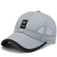 thumbnail image 1 of EliteGoogv Unisex Mesh Trucker Baseball Cap Breathable Adjustable For Men Women Summer Outdoor Sports Running Casual Sun Hat Cap Headwear, 1 of 7