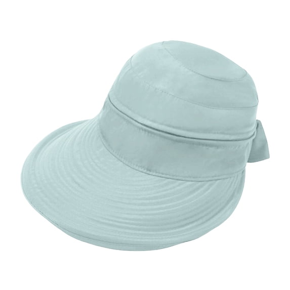 EliteGoogv Womens Convertible Sun Hat Detachable Zipper Two In One Visor Cap For Women Summer UV Protection Outdoor Sun Hat Headwear