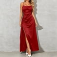 thumbnail image 1 of EliteGoogv Womens Dresses Spaghetti Strap Off Shoulder Long Dresses For Women Side Slit Flowy Fit Summer Dresses Date Night Vacation Party Dresses RD2, 1 of 5