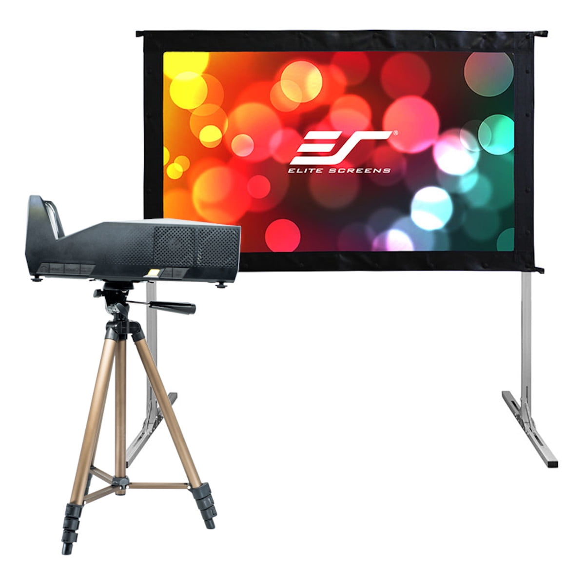 Elite Projector MosicGO Sport - DLP projector - RGB LED - portable - 1000 ANSI lumens - Full HD (1920 x 1080) - 1080p - ultra short-throw lens