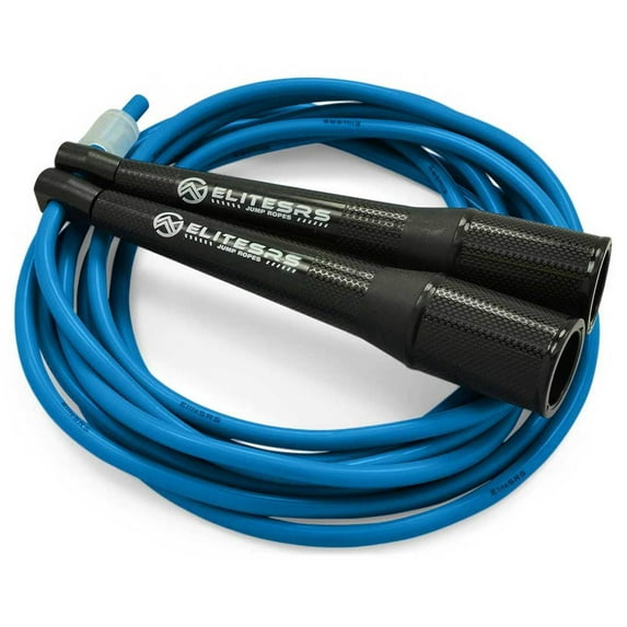 EliteSRS, Boxer 3.0 - Adjustable Jump Rope for Fitness & Training - Blue