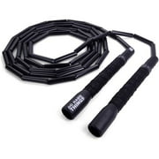 EliteSRS, Do Hard Things - Adjustable Beaded Jump Rope for Fitness - Black