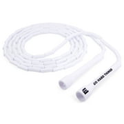 EliteSRS, Do Hard Things - Adjustable Beaded Jump Rope for Fitness - White