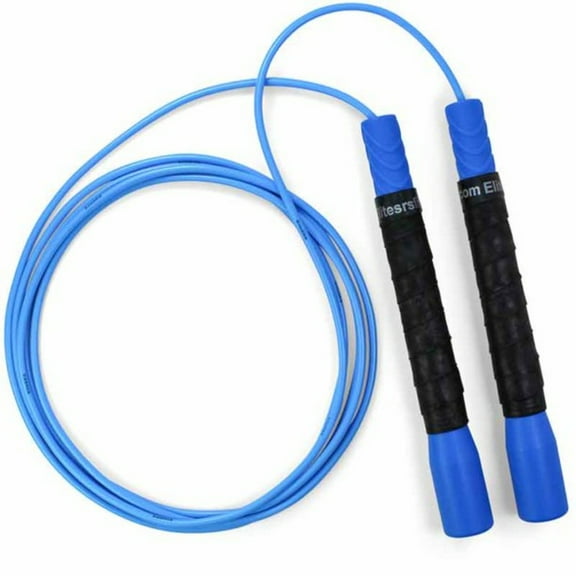 EliteSRS, Fit + Pro Freestyle - Adjustable Jump Rope for Fitness - Blue