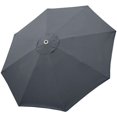 thumbnail image 1 of EliteShade Grey Replacement Canopy for Round 9FT Patio Umbrellas with 8 Ribs (Canopy Only), 1 of 5