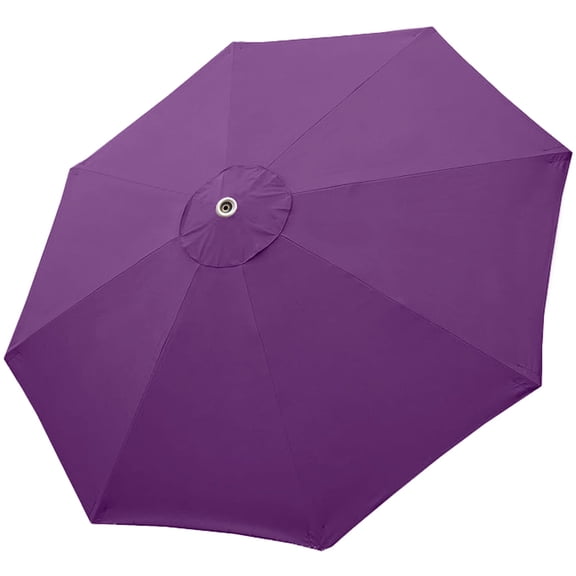 EliteShade Purple Replacement Canopy for Round 9FT Patio Umbrellas with 8 Ribs (Canopy Only)