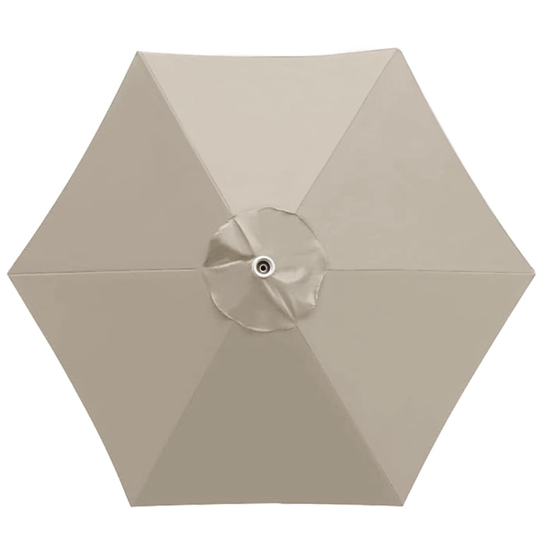 7 ft patio umbrella replacement canopy 6 ribs EliteShade Replacement Canopy for Round 7.5FT Patio Umbrellas with 6 Ribs ( Canopy Only,Beige)