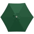 thumbnail image 1 of EliteShade Replacement Canopy for Round 7.5FT Patio Umbrellas with 6 Ribs (Canopy Only,Forest Green), 1 of 5