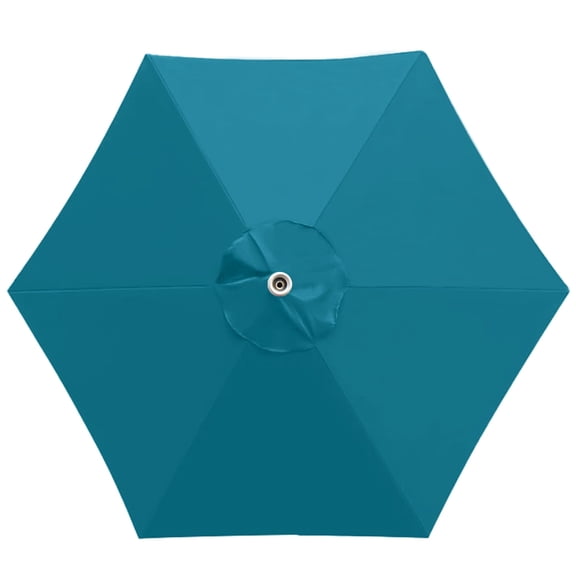 EliteShade Replacement Canopy for Round 7.5FT Patio Umbrellas with 6 Ribs (Canopy Only,Teal)