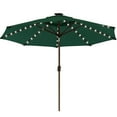 thumbnail image 1 of EliteShade Sunbrella Solar Umbrellas 9ft Market Umbrella with 80 LED Lights Patio Umbrellas Outdoor Table Umbrella with Ventilation and 5 Years Non-Fading Top,Emerald, 1 of 5