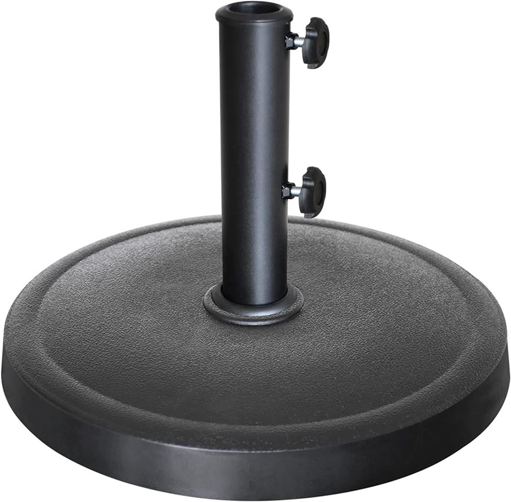 Elite USA Umbrella Base Stand Outdoor Heavy Duty Umbrella Holder,Black ...