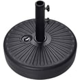 thumbnail image 1 of EliteShade Umbrella Base Market Patio Outdoor Water & Sand Filled Stand(Black), 1 of 7