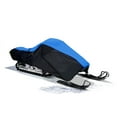 thumbnail image 1 of EliteShield Snowmobile Cover Deluxe Trailerable Fits up to 130"L Blue/Black, 1 of 9