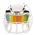 thumbnail image 1 of EliteTek Universal Fits Football Helmet Visor, Clear Orange, 1 of 8