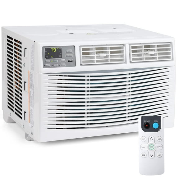 8000 BTU Air Conditioners Window Unit, Smart Window AC Unit with Remote/App Control and Dehumidify Function, Energy Saving, Low Noise Silent-wrap Technology, for Rooms up to 250 Sq.ft
