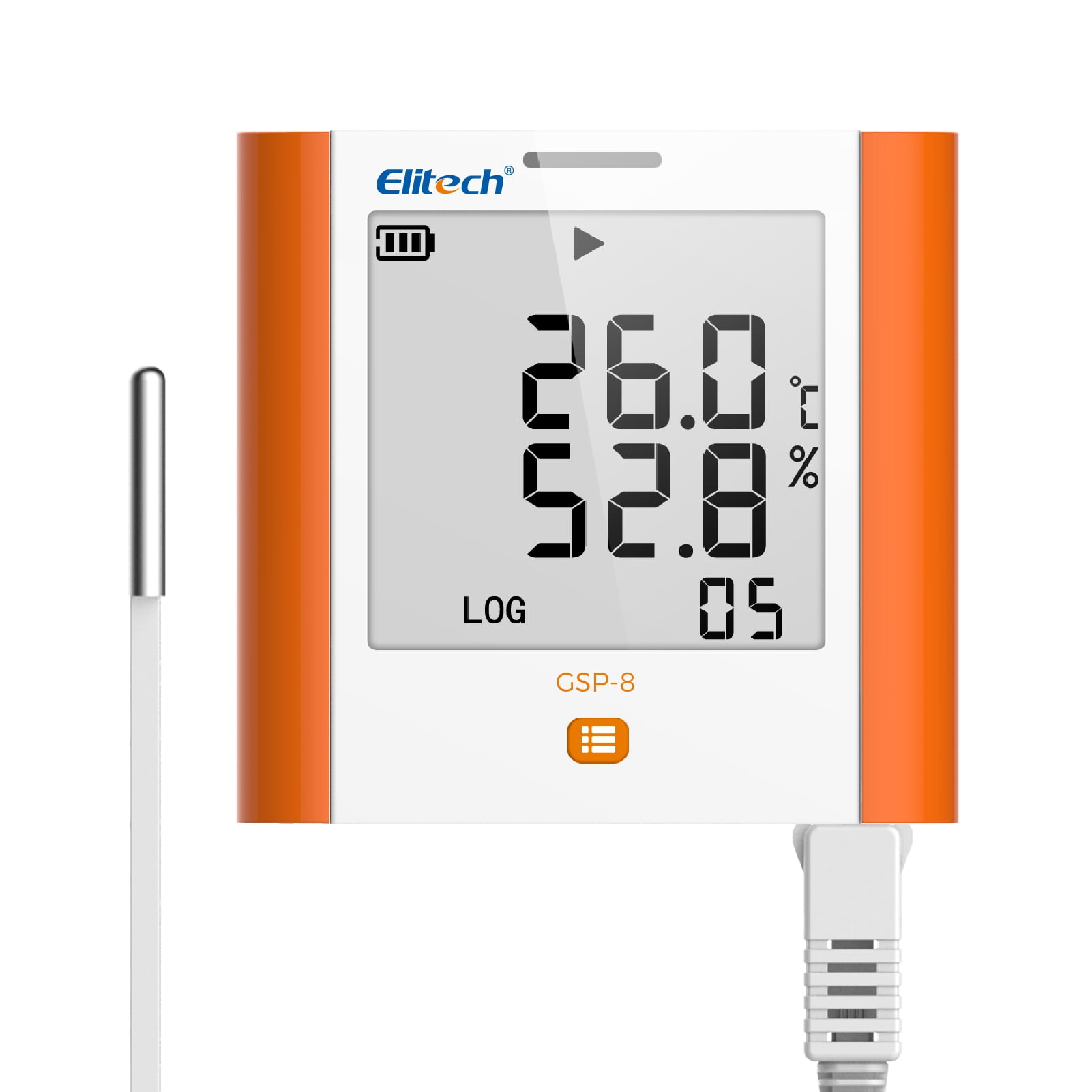Elitech Digital Data Logger Refrigerator Temperature Humidity Recorder ...