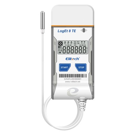 Elitech LogEt 8 TE Reusable Temperature Data Logger -40?~185?