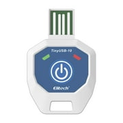 Elitech TinyUSB -10 40  10 Pack Temperature Data Logger Single Use 90 Days in-Transit Trip Disposable Temperature Recorder PDF Report Tiny but Elite