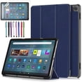thumbnail image 1 of Elitegadget Case for Amazon Fire Max 11 Tablet (13th Generation, 2023 Released) - Lightweight Trifold Stand Auto Wake/Sleep Folio Cover Case + 1 Screen Protector and 1 Stylus (Navy Blue), 1 of 5