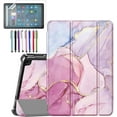 thumbnail image 1 of Elitegadget Case for Amazon Fire Max 11 Tablet (13th Generation, 2023 Released) - Lightweight Trifold Stand Auto Wake/Sleep Folio Cover Case + 1 Screen Protector and 1 Stylus (Pink Marble), 1 of 4