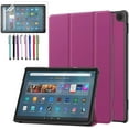 thumbnail image 1 of Elitegadget Case for Amazon Fire Max 11 Tablet (13th Generation, 2023 Released) - Lightweight Trifold Stand Auto Wake/Sleep Folio Cover Case + 1 Screen Protector and 1 Stylus (Purple), 1 of 5
