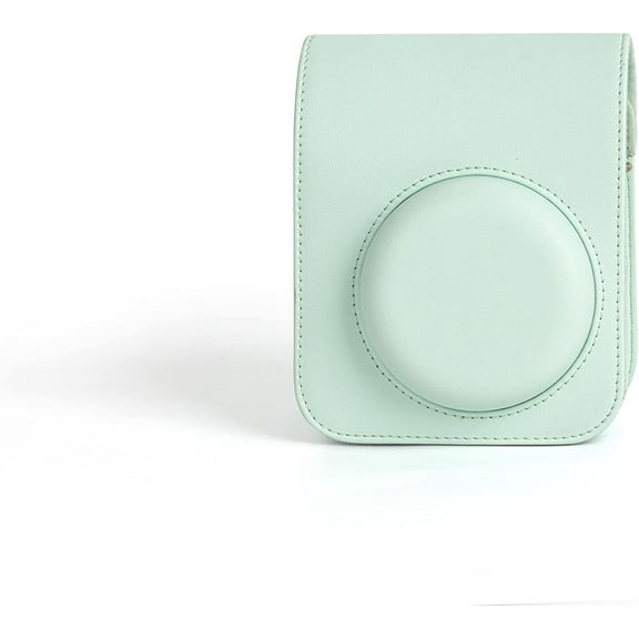 Elitegadget Case Cover for Fujifilm Instax Mini 12 Instant Camera, PU Bag Cover with Removable Strap Camera Case for Fujifilm Instax Mini 12 (Green)
